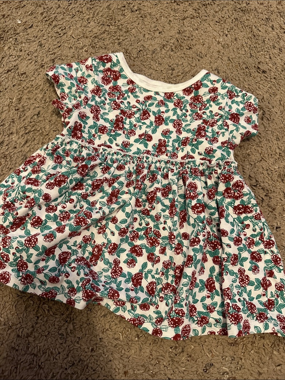 First Impressions Raspberry Print Outfit - Picture 2 of 6
